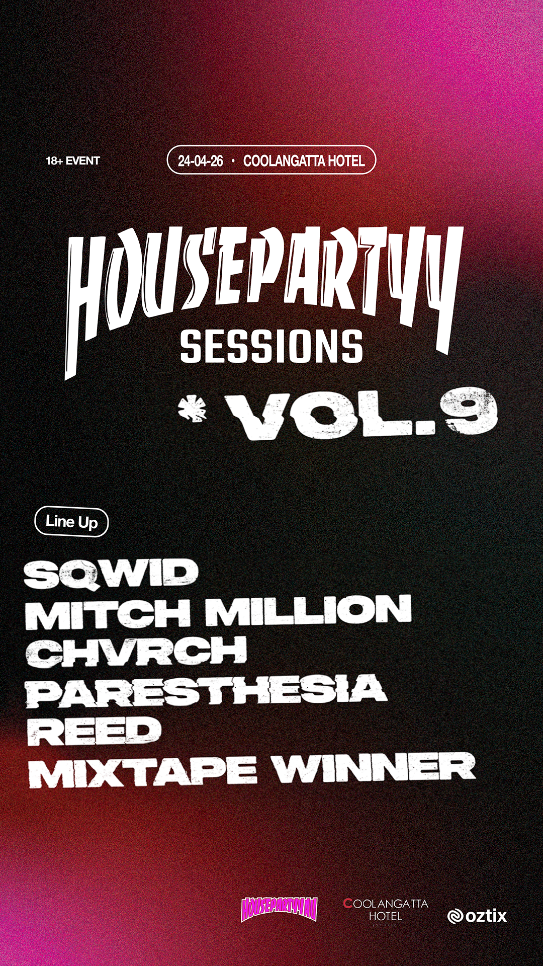 HousePartyy Sessions Vol 9 Poster